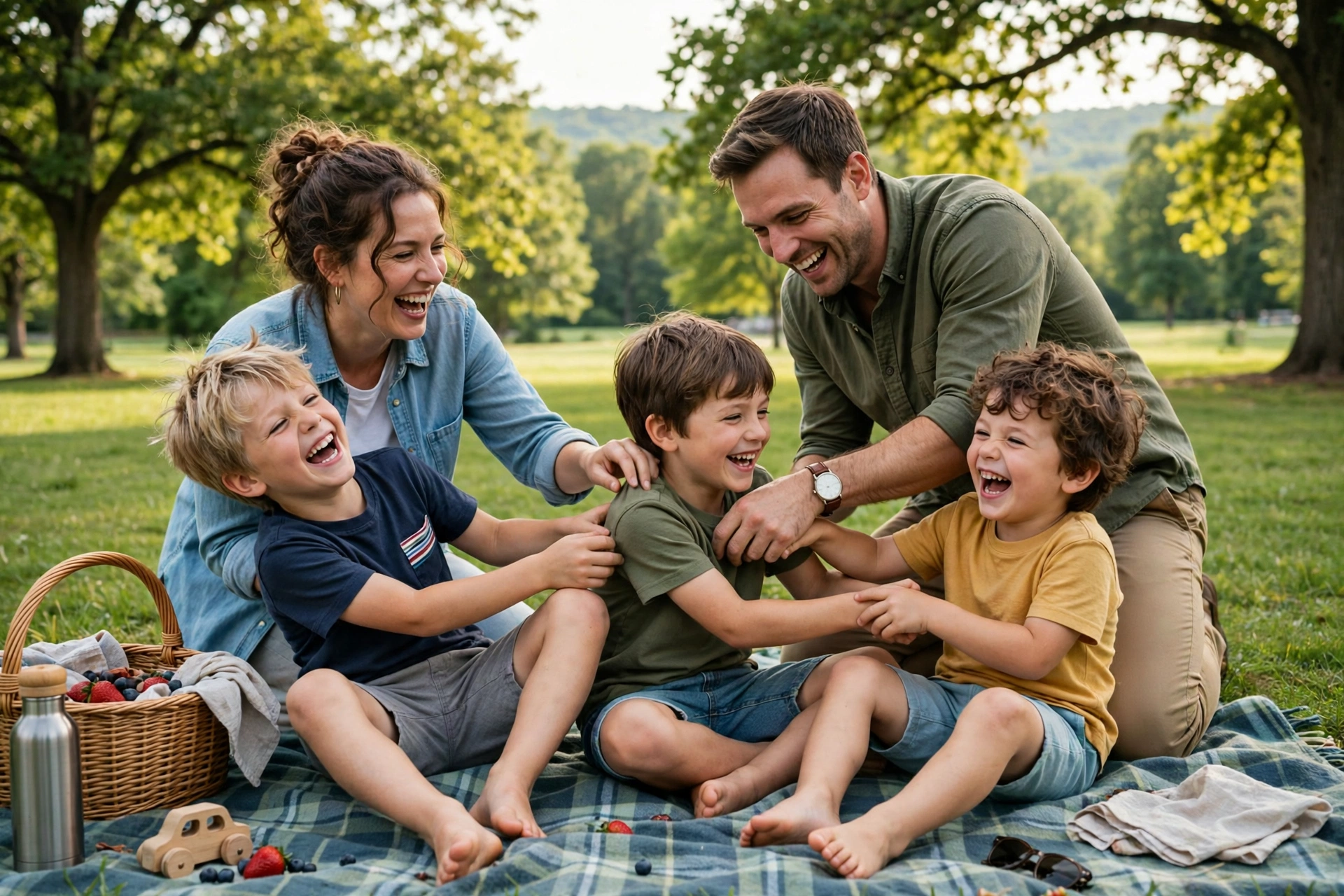 Family portrait session in Middle Tennessee